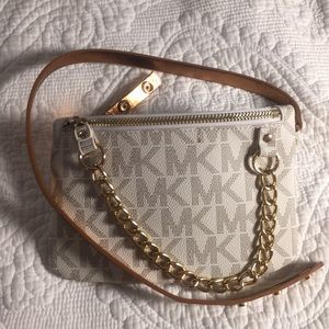 MK Synthetic Leather Belt Bag